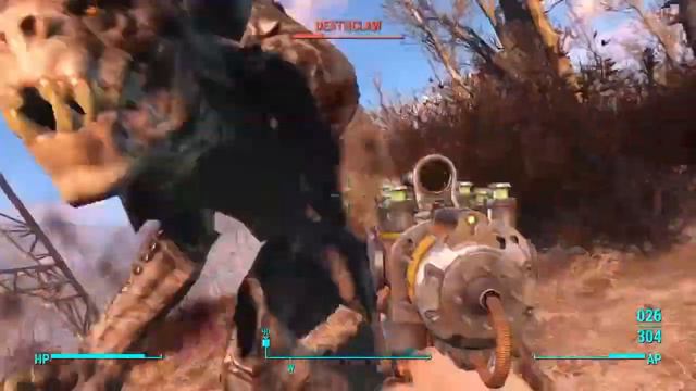 Fallout 4 - Grabbed by a Deathclaw смотреть онлайн