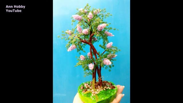 Сирень из бисера. Вдохновлялочка + интересные факты. смотреть онлайн