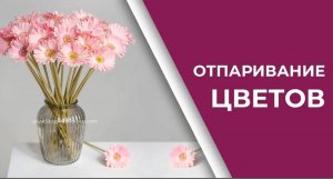 КАК ОТПАРИТЬ (РАСПРАВИТЬ) ИСКУССТВЕННЫЕ ЦВЕТЫ _  СИЛИКОН, ЛАТЕКС, ТКАНЬ _ ВИДЕО ИНСТРУКЦИЯ
