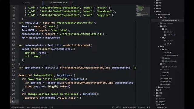 React Quickly Chapter 8 Project: Autocomplete Widget with Express and React 2 смотреть онлайн