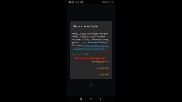Unable to connect to Prime Video (Error code: 1004-LD) смотреть онлайн