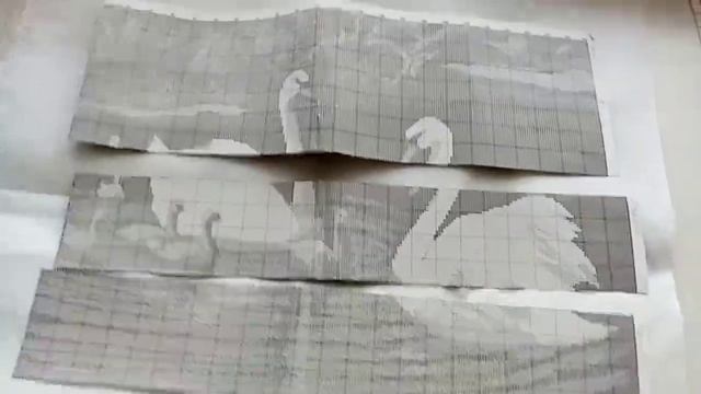 Схема из журнала "Домашняя коллекция". Избранные узоры для вышивки крестом "Лебеди". смотреть онлайн