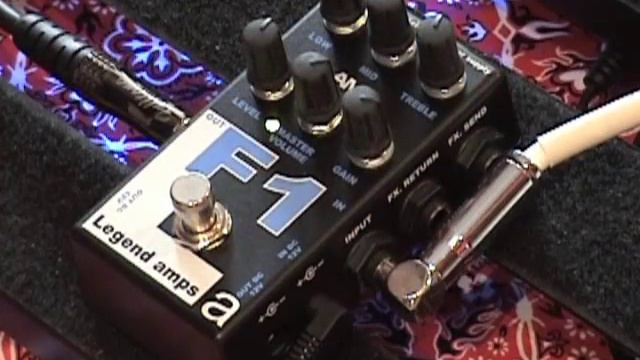 AMT Electronics Legend Amp Series F1 guitar effects pedal demo смотреть онлайн