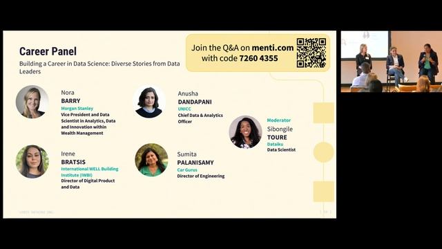 WiDS 2023 Panel: Building a Career in Data Science - Diverse Stories from Data Leaders смотреть онлайн