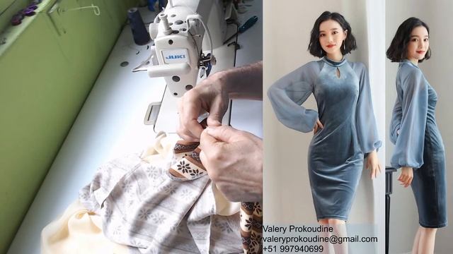 пошив платья confección de vestido #курсыкройкиишитья #diseñodemodas #валерийпрокудиншитьё #мода смотреть онлайн