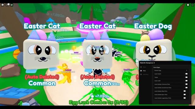 [ Egg Hunt ] Roblox Rebirth Champions X Script EP.2 - AUTO FARM GUI & MORE 2022 смотреть онлайн