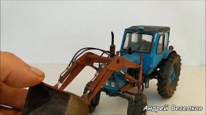 Трактор БЕЛАРУС МТЗ-52 из бумаги Обзор модели.