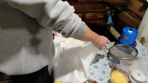 Как сделать творог в домашних условиях I творог из обрата I творог из обезжиренного молока