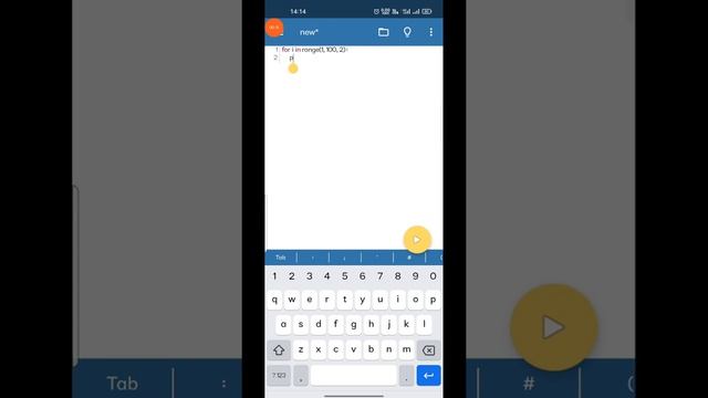 Python program to print all odd numbers from 1 to 100 using just two lines of program. смотреть онлайн