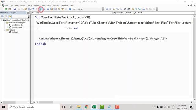 How to Open Text File as Excel Workbook | Advanced VBA in Hindi смотреть онлайн