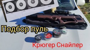 Пневматическая винтовка Крюгер снайпер 6.36 , подбор пуль  Цифровой прицел PARD NV008S-LRF