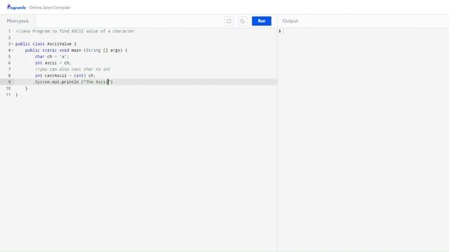 How to Write a Program to Find ASCII Value of a character in Java смотреть онлайн