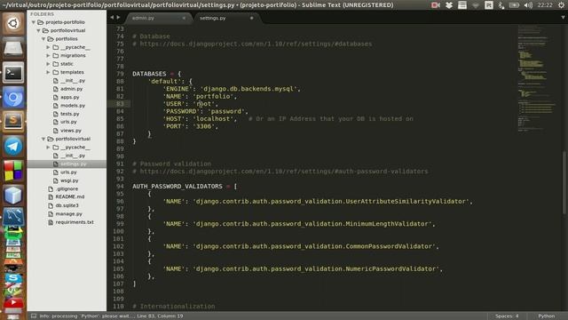 Conectando Django 1.10 a base de dados MySql смотреть онлайн