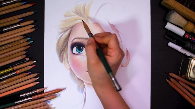 Drawing Frozen2 - Elsa [Drawing Hands]