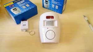 АВТОНОМНАЯ СИГНАЛИЗАЦИЯ С ДАТЧИКОМ ДВИЖЕНИЯ,СИРЕНОЙ И ПУЛЬТОМ Д.У!!!