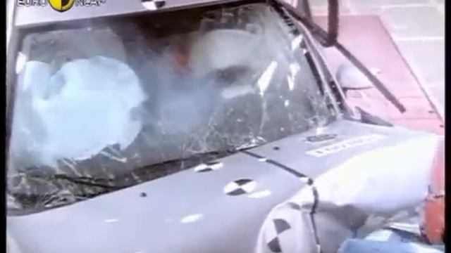 Краш-тест - Nissan Almera N16 2001 (E-NCAP) смотреть онлайн