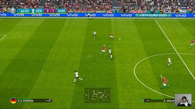 PES 2021 - Germany vs Hungary - UEFA EURO 2020 - Gameplay Match PC смотреть онлайн