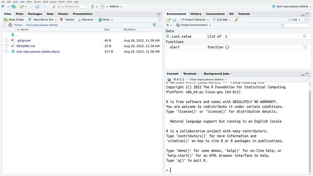Create the github repository first, using RStudio as a git interface смотреть онлайн