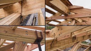 Узлы стропильной системы - как крепить мауэрлат, стропила, балки