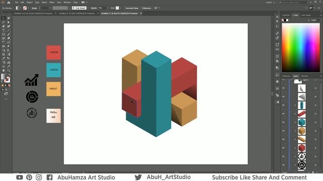 adobe illustrator tutorials: 3d Business Infographic Graphic Design Illustrator Tutorial смотреть онлайн