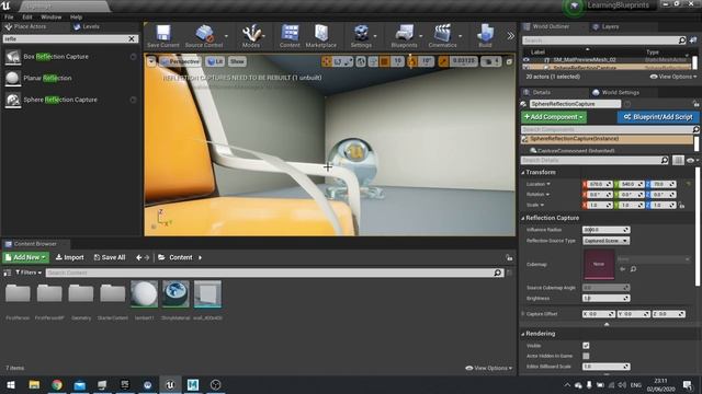 Unreal Engine 4 Tutorial - Lighting - Reflection Capture смотреть онлайн