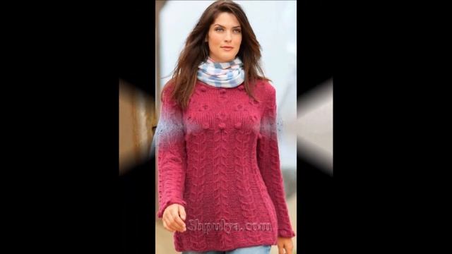 Удлиненный Пуловер Спицами - 2019 / Long Pullover Knitting Needles / Lange Pullover Stricknadeln