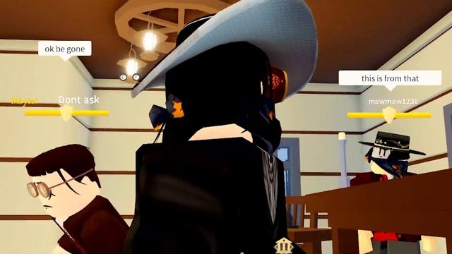 killing the mayor as a HITMAN.. (Roblox Wild West) смотреть онлайн