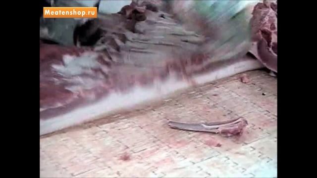 Удаление рёбер на конвейере