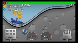 Конец мира в android игре HILL CLIMB RACING | проехал 385 000 метров | мировой рекорд
