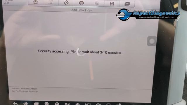 Ford Kuga Smart Key programming using Autel 908IM (Same as IM608) смотреть онлайн