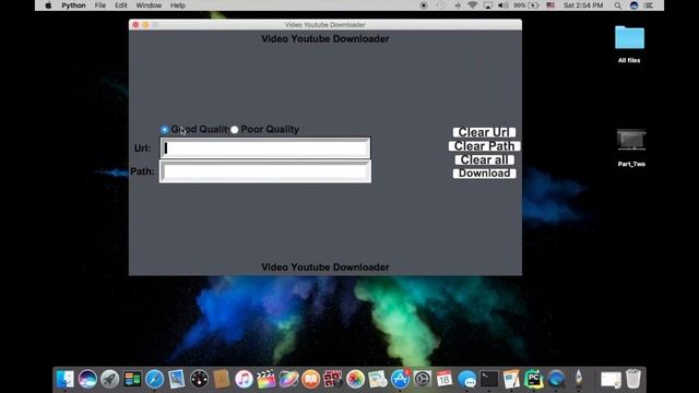 Python Video Downloader App - 8 - Function & Button for Downloading смотреть онлайн