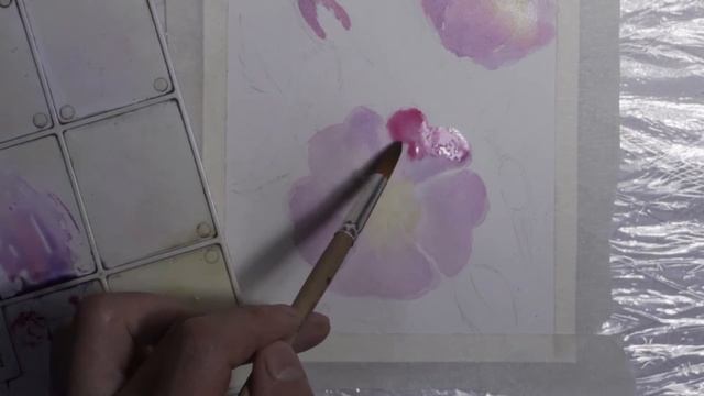 Рисую шиповник акварелью мастер класс смотреть онлайн