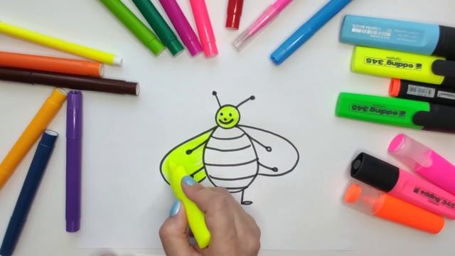 *НАСЕКОМОЕ* Как нарисовать легко и просто НАСЕКОМОЕ, идеи для срисовки. Draw an insect. смотреть онлайн