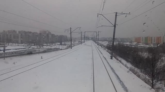 Поезд нр 9 Киров - Нижний Новгород, ЧС4Т-321 смотреть онлайн