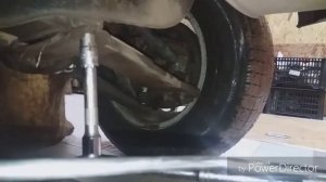 Replacing the spring on the Nissan R'nessa, Замена рессоры на Ниссан R'nessa