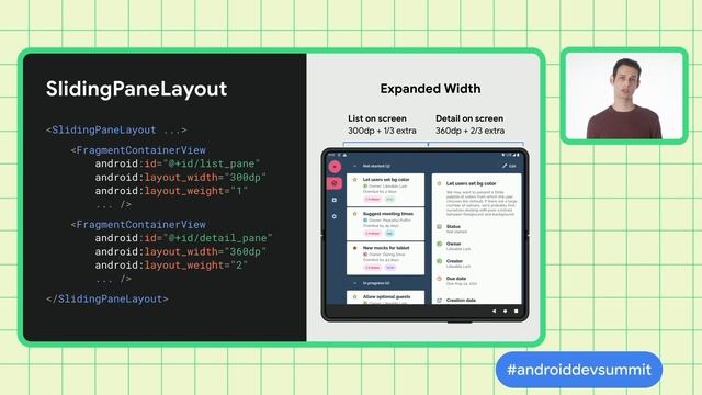 Design beautiful apps on foldables and large screens смотреть онлайн