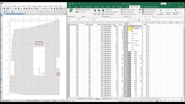 How to Plot ETABS Forces to AutoCAD with Color Contour | ETABS API смотреть онлайн