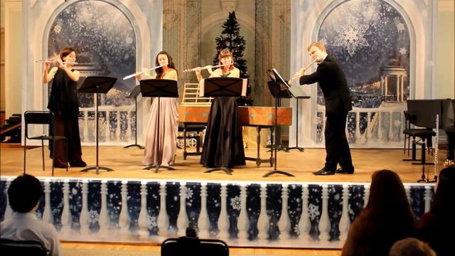 Eugene Magalif [Евгений Магалиф].CAROL OF THE BELLS For 4 Flutes.