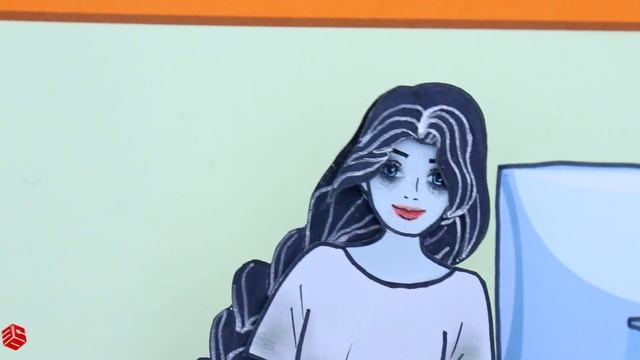 Бумажные Куклы Одеваются - Макияж И Наряды Барби Круэллы - Barbie Story & Crafts смотреть онлайн
