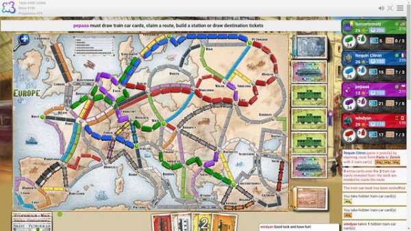Ticket To Ride Europe: Hilarious Ending Score
