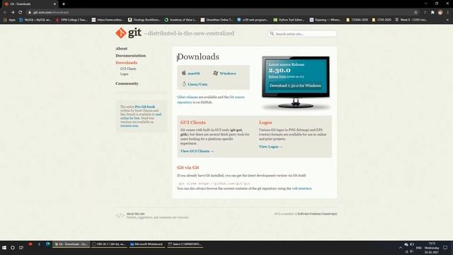 How to install git in windows in 2mins!!!. смотреть онлайн