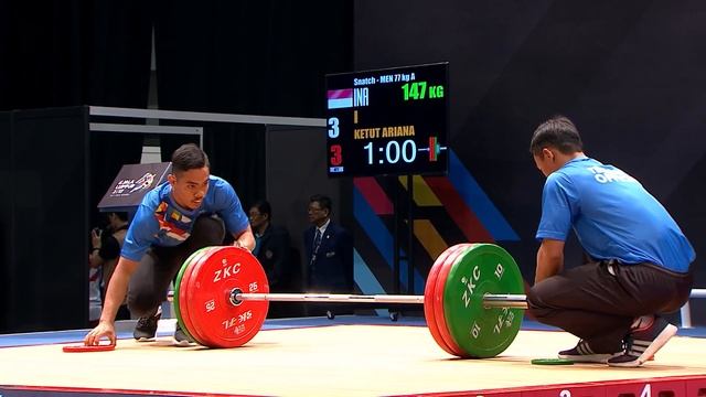 KL2017 29th SEA Games | Weightlifting - Men's 77kg FINALS | 29/08/2017 смотреть онлайн