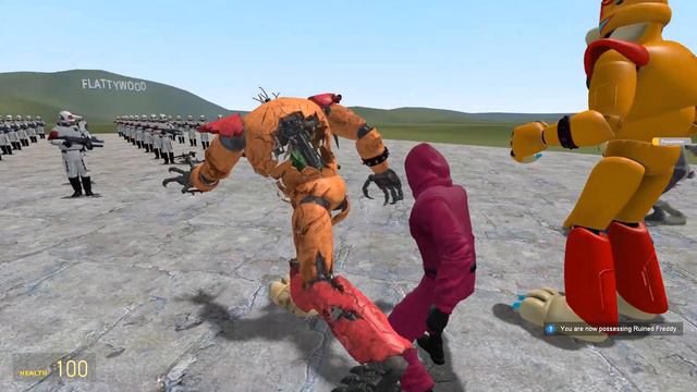 NEW RUIN DLC ANIMATRONICS AND ALL FNAF SECURITY BREACH ANIMATRONICS in Garry's Mod!? смотреть онлайн