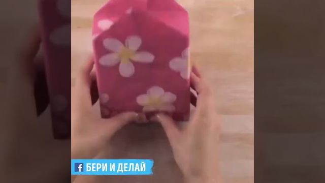Японская техника упаковки подарка смотреть онлайн