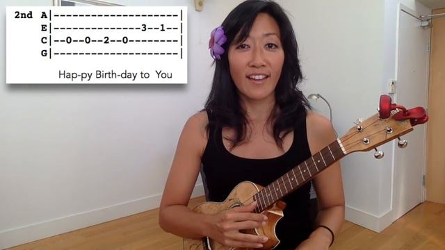 Happy Birthday // How To Read Tab // Ukulele Tutorial