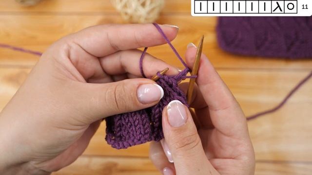 Невероятно красивый узор спицами ☔ смотреть онлайн