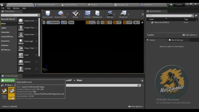 how to add a menu level | Open Any Level | in Unreal Engine 4 27 | Unreal Engine 5 смотреть онлайн