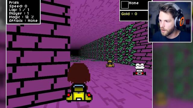 UNDERTALE RACING GAME! UnderRacer Gameplay смотреть онлайн