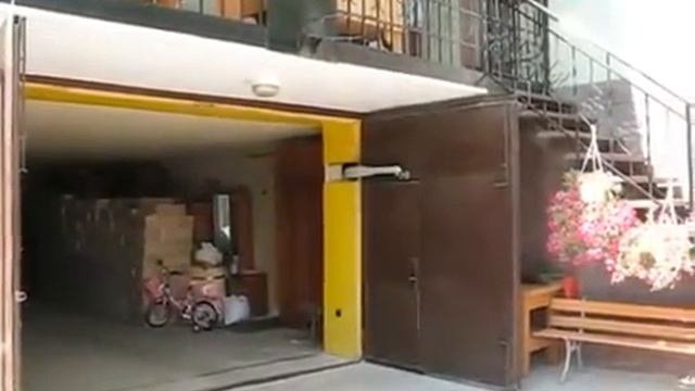 Автоматизация распашных гаражных ворот NICE смотреть онлайн