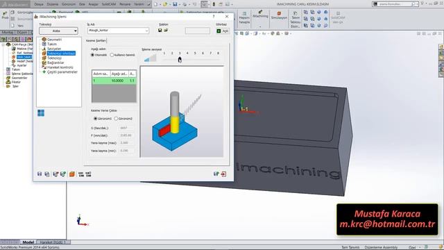 Программирование и обработка на станке модуль Imachining SolidCAM. Programming  Imachining SolidCAM